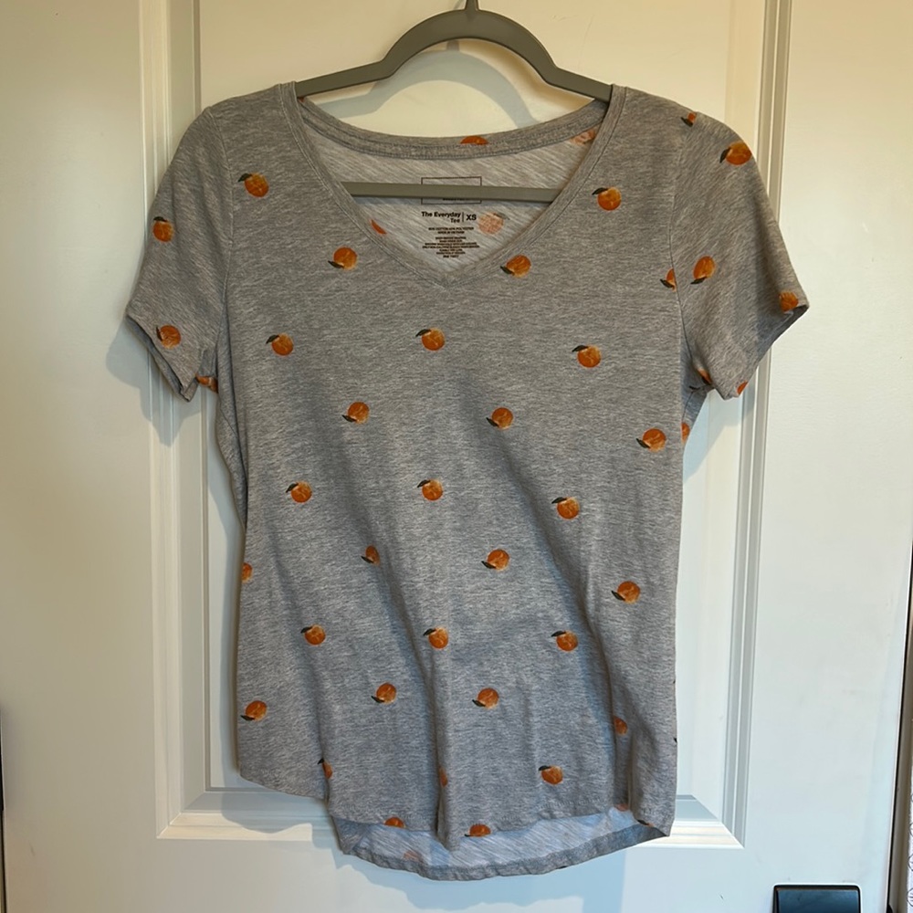Peach V-Neck Tshirt